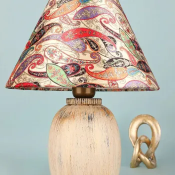 Lampa de masa, Opviq, 687HMY2437, Multicolor imagine