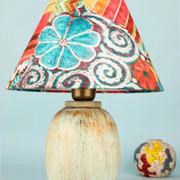 Lampa de masa, Opviq, 687HMY2438, Multicolor imagine