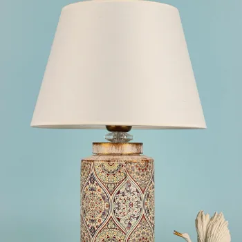 Lampa de masa, Opviq, 687HMY2441, Multicolor imagine