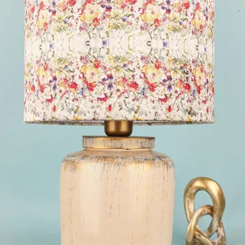 Lampa de masa, Opviq, 687HMY2443, Ecru imagine