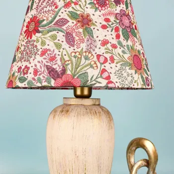 Lampa de masa, Opviq, 687HMY2447, Ecru imagine