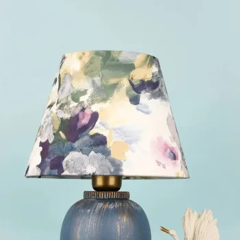 Lampa de masa, Opviq, 687HMY2454, Albastru navy imagine