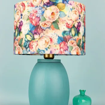 Lampa de masa, Opviq, 687HMY2456, Albastru imagine