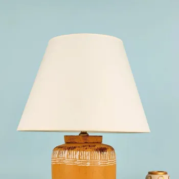 Lampa de masa, Opviq, 687HMY2462, Portocaliu imagine