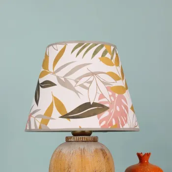 Lampa de masa, Opviq, 687HMY2463, Portocaliu imagine