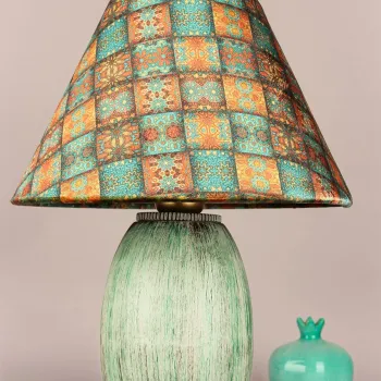 Lampa de masa, Opviq, 687HMY2480, Multicolor imagine