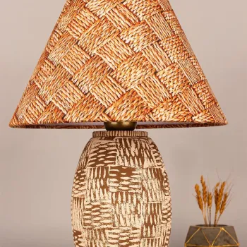 Lampa de masa, Opviq, 687HMY2485, Multicolor imagine