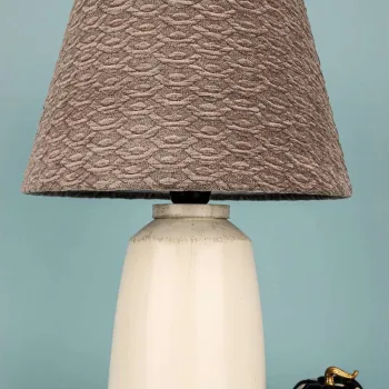 Lampa de masa, Opviq, 687HMY2490, Maro / Crem imagine