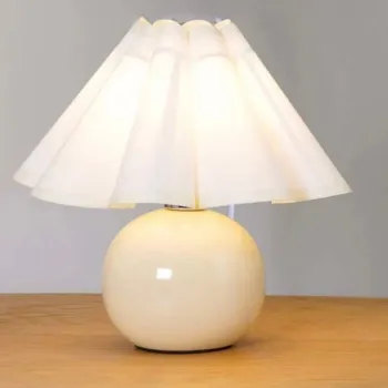 Lampa de masa, Opviq, 751ARL1131, Metal, Crem imagine