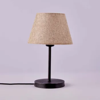 Lampa de masa, Opviq, 780SGN2112, Negru/Bej imagine