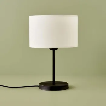 Lampa de masa, Opviq, 780SGN2123, Alb/Negru imagine