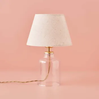 Lampa de masa, Opviq, 780SGN2132, Crem / Aur imagine