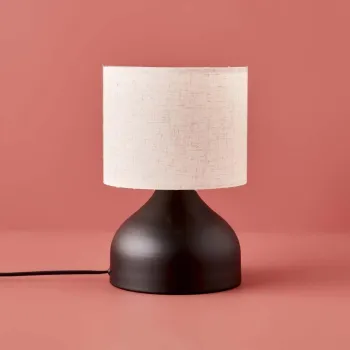 Lampa de masa, Opviq, 780SGN2138, Negru / Crem imagine