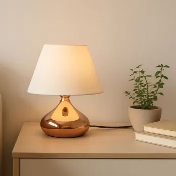 Lampa de masa, Opviq, 780SGN2152, Crem imagine