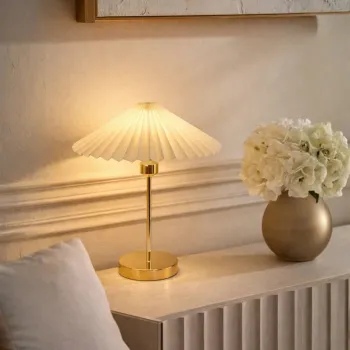 Lampa de masa, Opviq, 780SGN2162, Ecru imagine