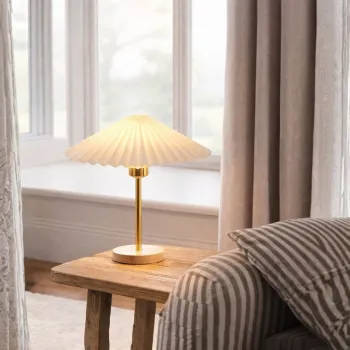 Lampa de masa, Opviq, 780SGN2163, Ecru imagine