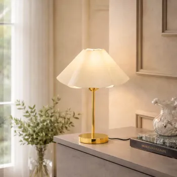 Lampa de masa, Opviq, 780SGN2164, Ecru imagine