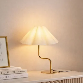 Lampa de masa, Opviq, 780SGN2167, Ecru imagine