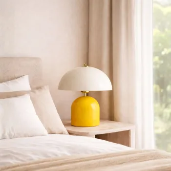 Lampa de masa, Opviq, 780SGN2175, Galben imagine