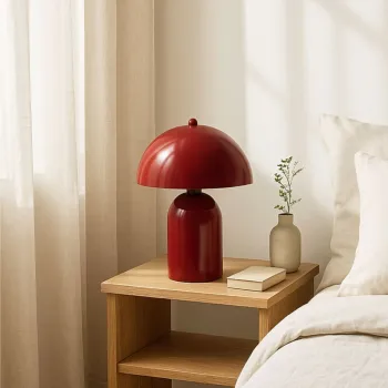 Lampa de masa, Opviq, 780SGN2179, Rosu imagine