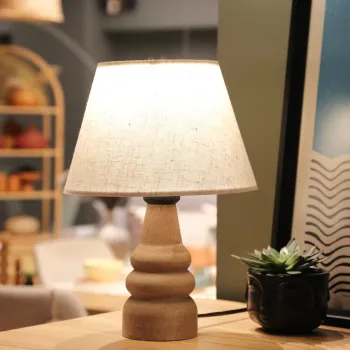 Lampa de masa, Opviq, 780SGN4576, Crem imagine