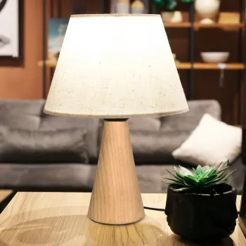 Lampa de masa, Opviq, 780SGN4578, Crem imagine