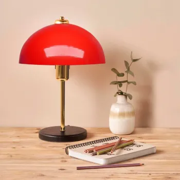 Lampa de masa, Opviq, 780SGN4579, Rosu imagine