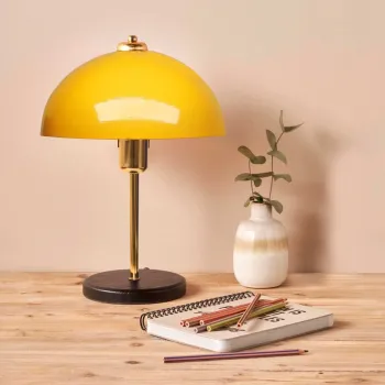 Lampa de masa, Opviq, 780SGN4584, Galben imagine
