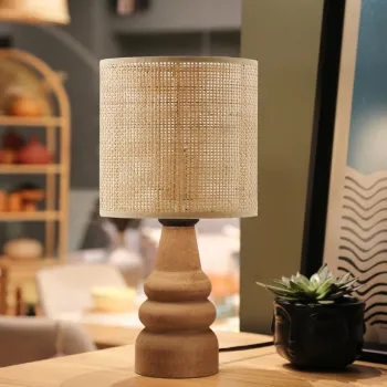 Lampa de masa, Opviq, 780SGN4589, Crem imagine