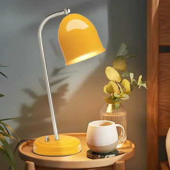 Lampa de masa, Opviq, 780SGN4638, Galben mustar imagine