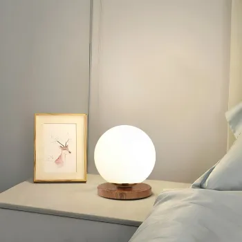 Lampa de masa, Opviq, 780SGN4688, Alb imagine