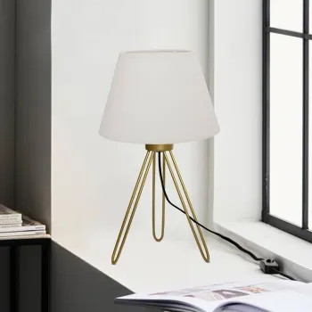 Lampa de masa, Opviq, 780SGN4689, Crem imagine