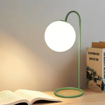 Lampa de masa, Opviq, 780SGN4694, Verde menta imagine