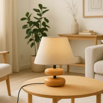 Lampa de masa, Opviq, 780SGN4698, Bej imagine