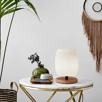 Lampa de masa, Opviq, 780SGN4699, Crem imagine