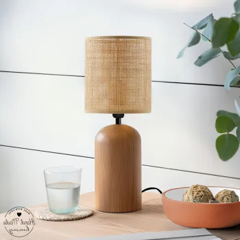 Lampa de masa, Opviq, 780SGN4702, Bej imagine