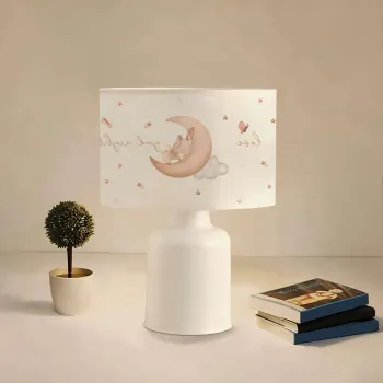 Lampa de masa, Opviq, 780SGN4733, Crem imagine