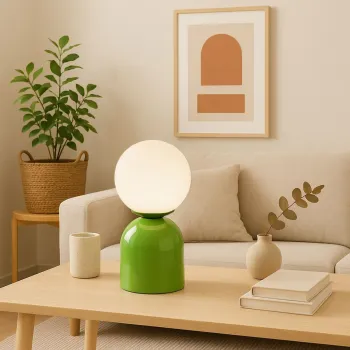 Lampa de masa, Opviq, 780SGN4737, Verde menta imagine