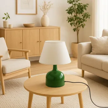 Lampa de masa, Opviq, 780SGN4743, Crem imagine