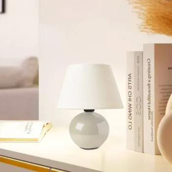 Lampa de masa, Opviq, 780SGN4772, Crem imagine