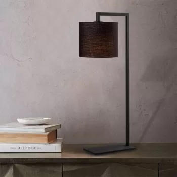 Lampa de masa, Opviq, 892OPV1134, Metal, Negru imagine