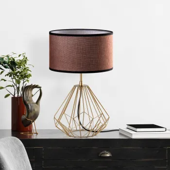 Lampa de masa, Opviq, 892OPV2210, Auriu imagine