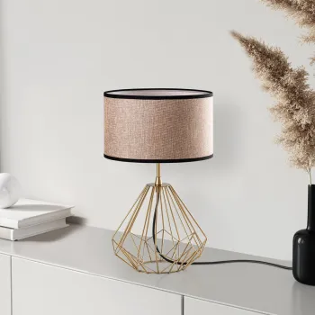 Lampa de masa, Opviq, 892OPV2211, Auriu imagine