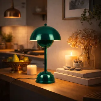 Lampa de masa, Opviq, 892OPV2240, Verde imagine