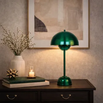 Lampa de masa, Opviq, 892OPV2241, Verde imagine