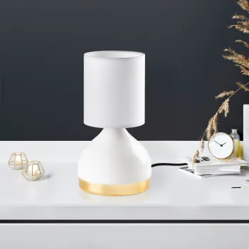 Lampa de masa, Opviq, 892OPV2549, Alb imagine