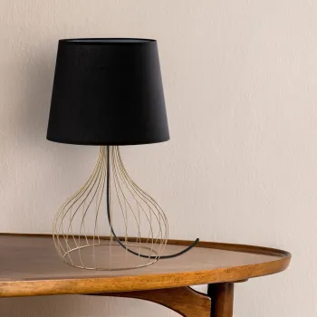 Lampa de masa, Opviq, 892OPV2572, Aur/Negru imagine