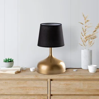 Lampa de masa, Opviq, 892OPV2585, Aur/Negru imagine