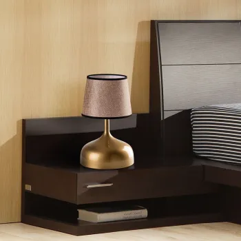 Lampa de masa, Opviq, 892OPV2587, Aur / Bej imagine