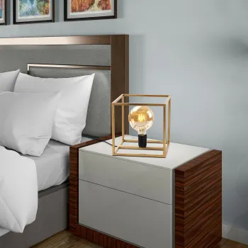 Lampa de masa, Opviq, 892OPV2622, Auriu imagine